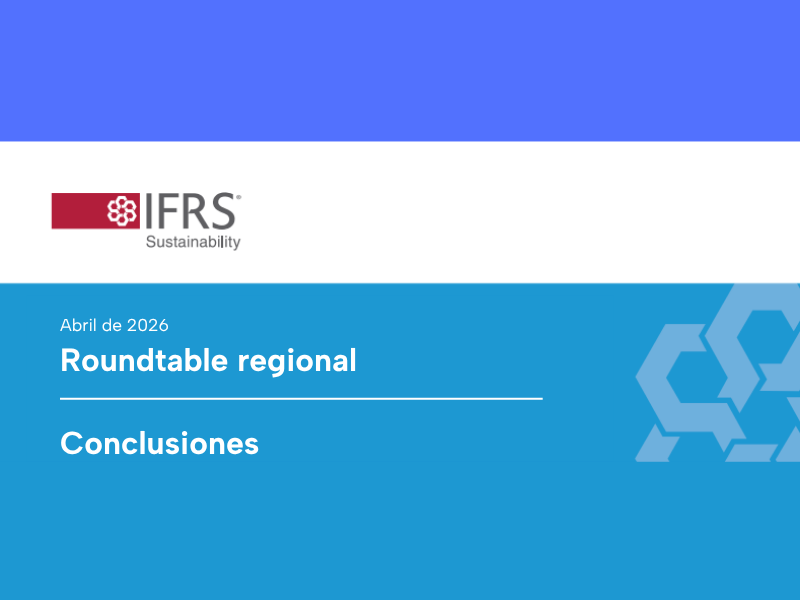 Conclusiones del roundtable regional del IFRS